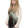Hannah Montana Miley Cyrus Off White Jacket For Sale