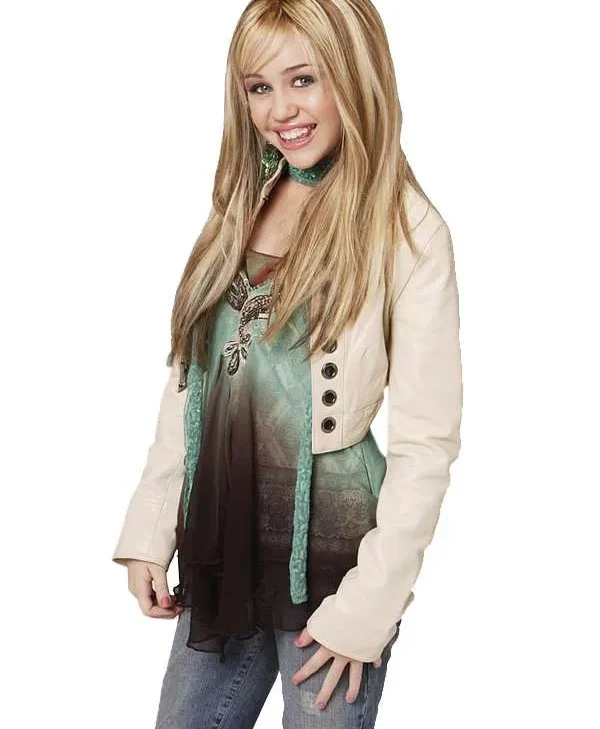 Hannah Montana Miley Cyrus Off White Jacket For Sale