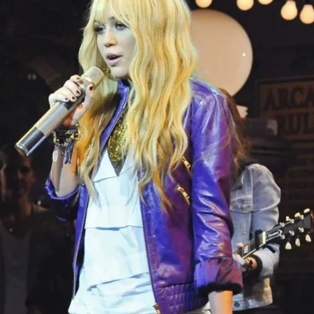 Hannah Montana Miley Stewart Purple Jacket