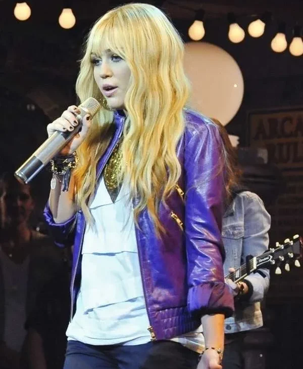 Hannah Montana Miley Stewart Purple Jacket