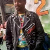 Happy Gilmore 2 Kid Cudi Biker Jacket Front