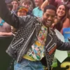 Happy Gilmore 2 Kid Cudi Biker Jacket Front View