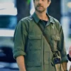 Happy Hours Joshua Jackson Green Cotton Jacket