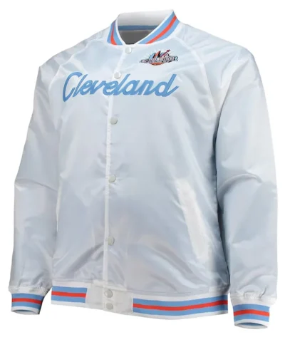 Hardwood Classics 1997 All-Star Game White Satin Jacket