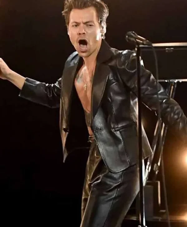 Harry Styles Grammy 2021 Black Jacket