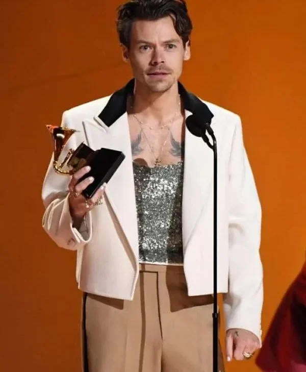 Harry Styles Grammys Awards Off White Blazer