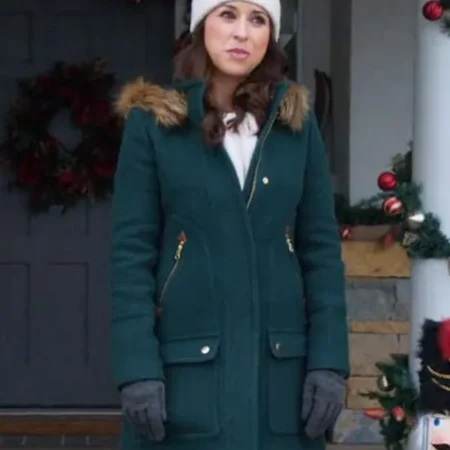 Haul Out the Holly Lacey Chabert Green Parka Coat