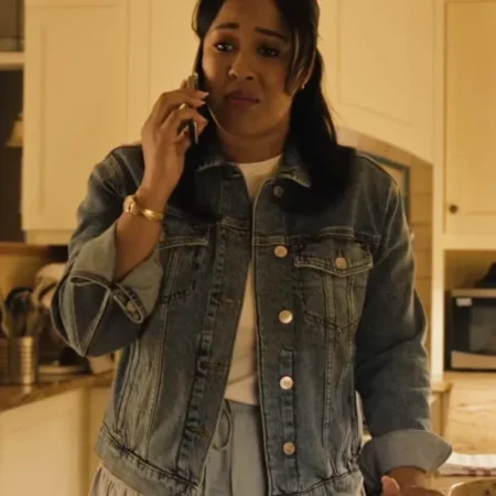 If I Run Ecstasia Sanders Blue Denim Jacket