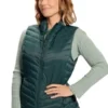 Jingle Bell Run 2024 Ashley Williams Green Puffer Vest