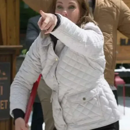 Jingle Bell Run 2024 Movie Ashley Williams Quilted Jacket