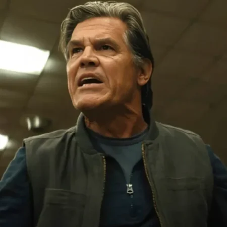 Josh Brolin Weapons Green Cotton Vest