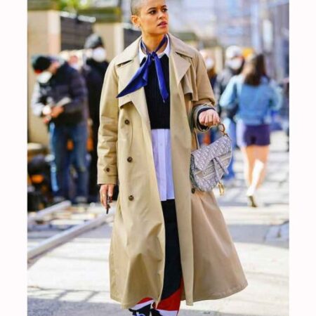Julien Calloway Gossip Girl Beige Trench Coat jpg