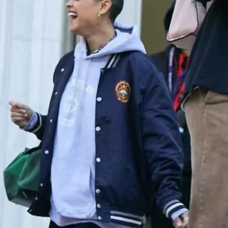 Julien Calloway Gossip Girl Blue Bomber Jacket jpg webp