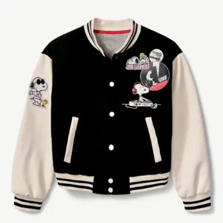Justice Girls Snoopy Bomber Jacket