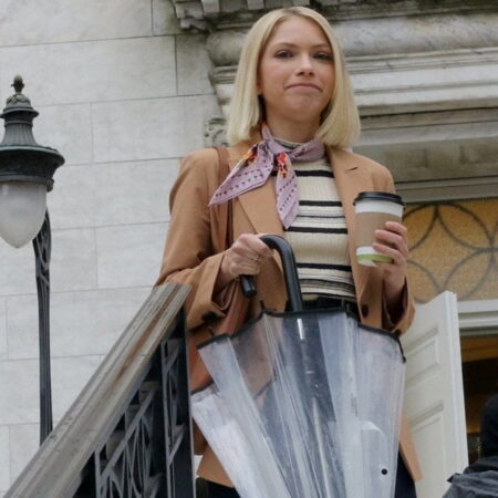 Kate Keller Gossip Girl Brown Blazer jpg