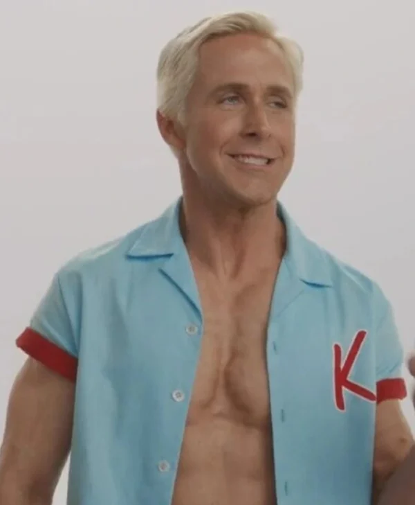 Ken Barbie 2023 Ryan Gosling K Letter Shirt webp