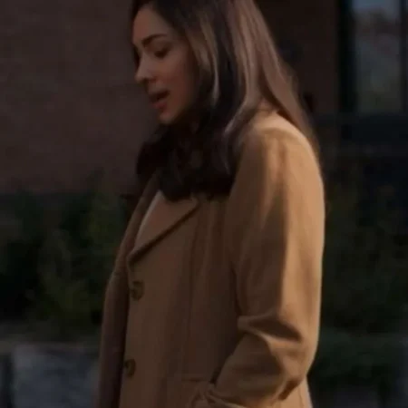 Lara Amersey Wild Cards Brown Wool Coat webp