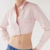 Lily Goldenblatt And Just Like That S03 Pink Cropped Jacket For Sale