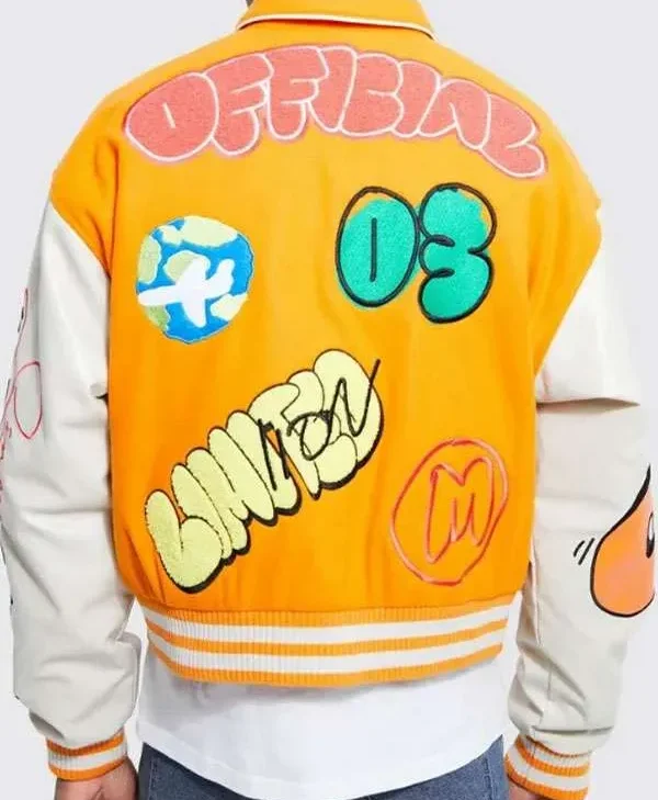 Limited Edition Graffiti Varsity Bomber Jacket