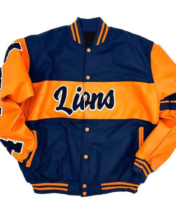 Lincoln Lions Ole Skool Letterman Varsity Jacket