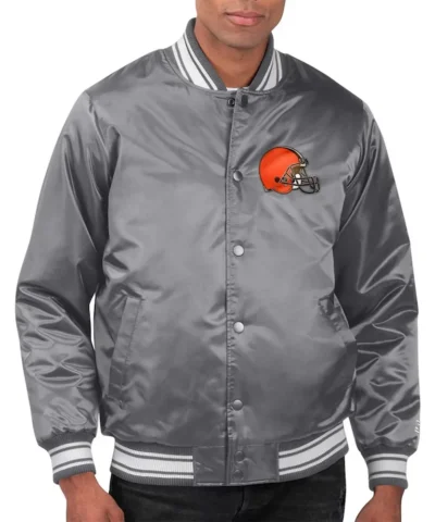 Locker Room Cleveland Browns Charcoal Jacket