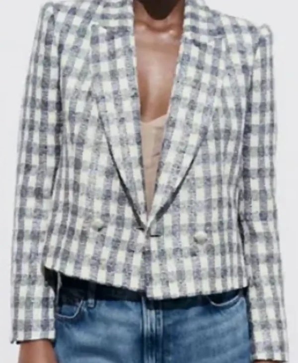 Maggie Horton Days of Our Lives Plaid Jacket