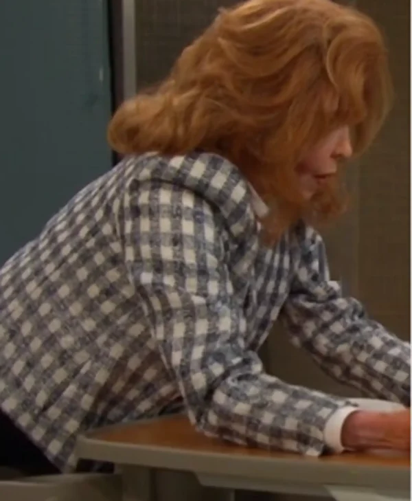 Maggie Horton Days of Our Lives Plaid Jacket For Women