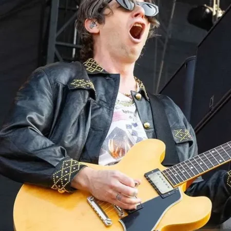 Mark Foster Lollapalooza Chicago Illinois Leather Jacket