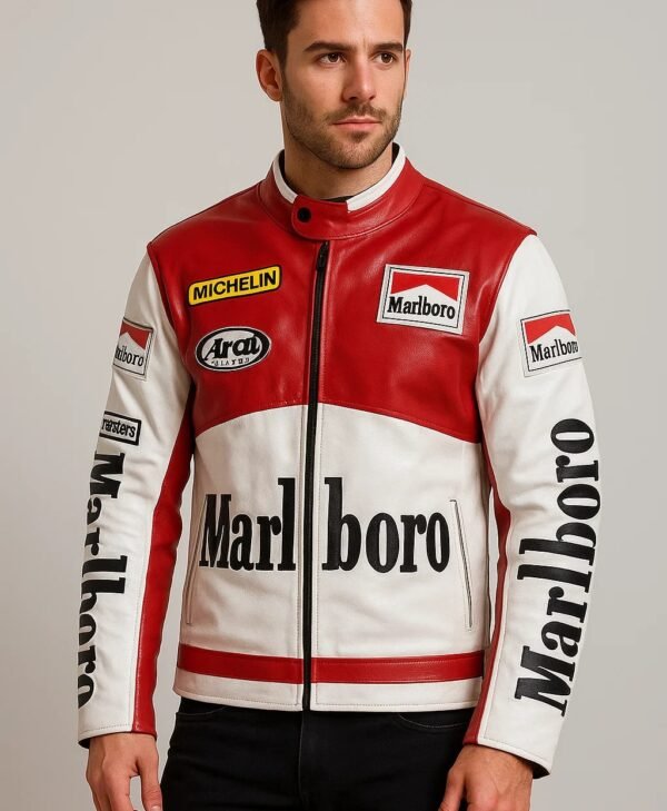 Marlboro Racing Leather Jacket front