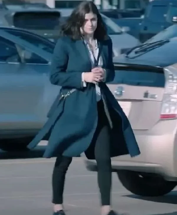 Mayfair Witches Season 01 Rowan Fielding Blue Trench Coat