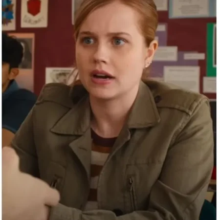 Mean Girls 2024 Angourie Rice Green Cotton Jacket