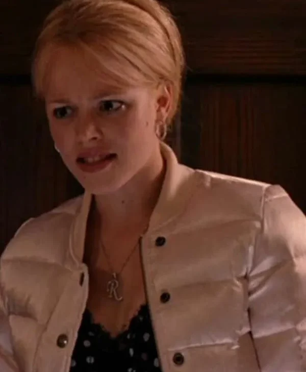 Mean Girls Rachel McAdams Pink Puffer Jacket On Sale