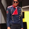 Michael 2025 Jaafar Jackson Blue Jacket