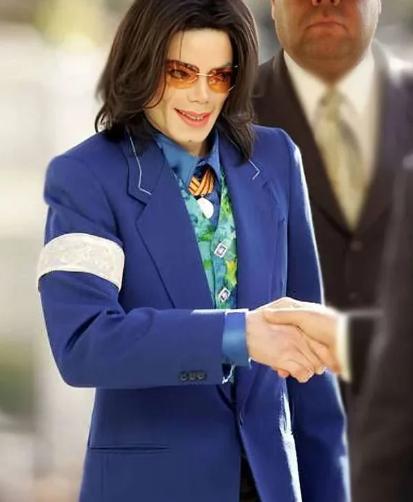 Michael Jackson Courtside Blue Blazer