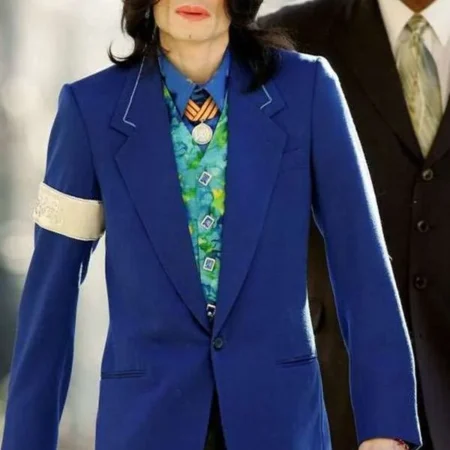 Michael Jackson Courtside Blue Blazer