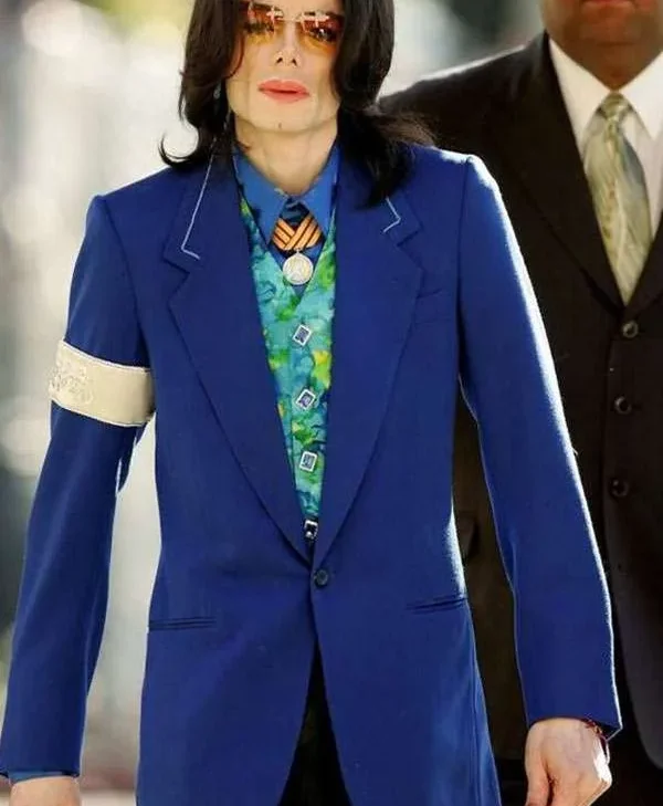 Michael Jackson Courtside Blue Blazer