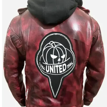 Michael Kiske Helloween Pumpkins Leather Jacket For Sale