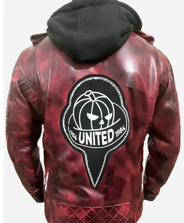 Michael Kiske Helloween Pumpkins Leather Jacket For Sale