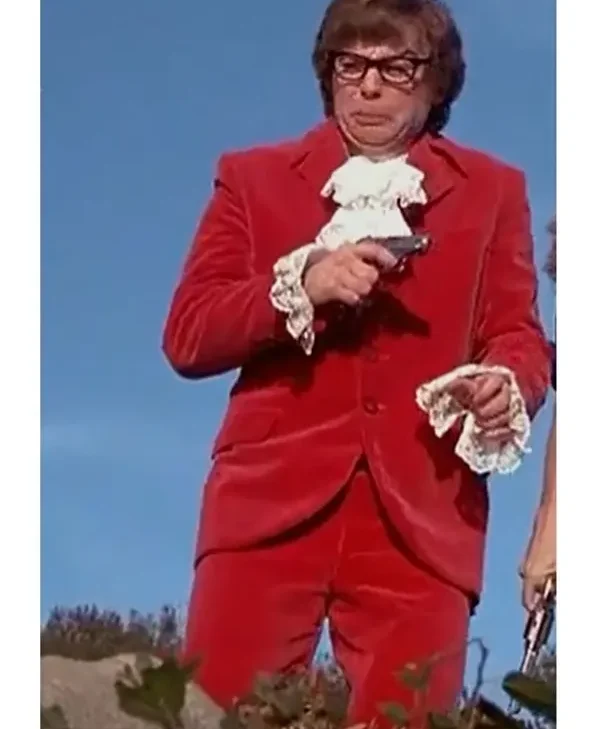 Mike Myers 1997 Movie Austin Powers Red Suit
