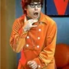 Mike Myers Austin Powers Orange Velvet Shirt