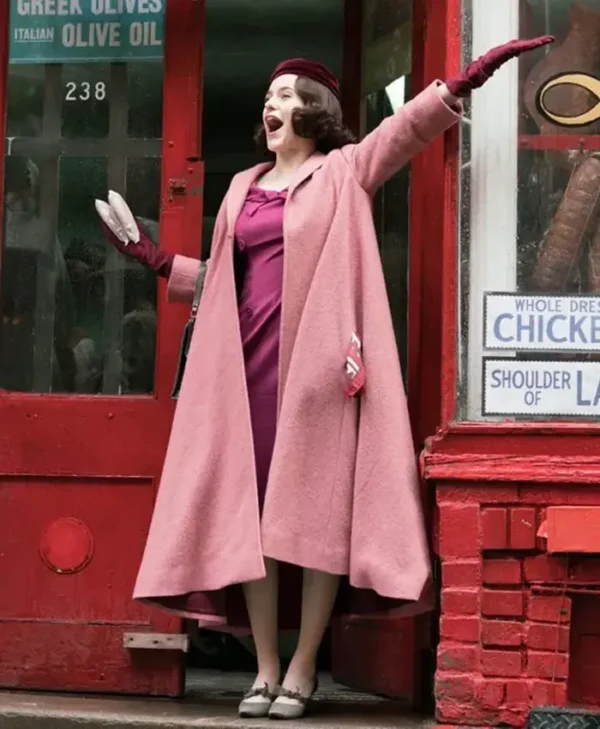 Miriam Maisel The Marvelous Mrs Maisel Pink Coat
