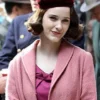 Miriam Maisel The Marvelous Mrs Maisel Rachel Brosnahan Pink Woolen Coat