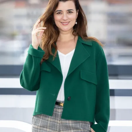NCIS Tony and Ziva S01 Cote de Pablo Green Jacket
