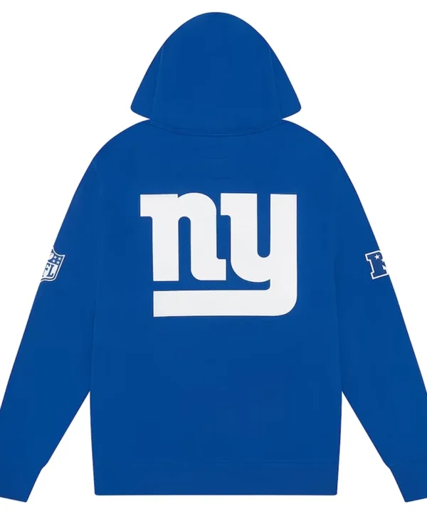 NY Giants OVO Royal Hoodie back webp