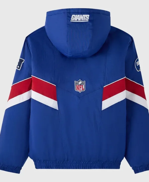 NY Giants OVO Sideline Puffer Jacket back webp