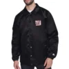NY Giants Retro Logo Coaches Jacket webp