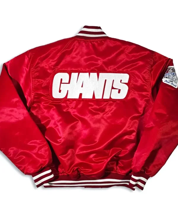 New York Giants 80s Super Bowl Jacket back webp