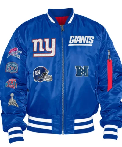 New York Giants Bomber MA-1 Jacket