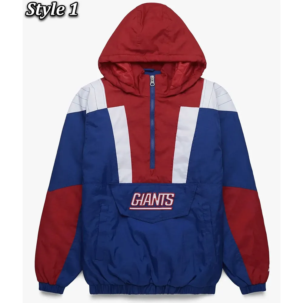 New York Giants Pullover Jacket webp