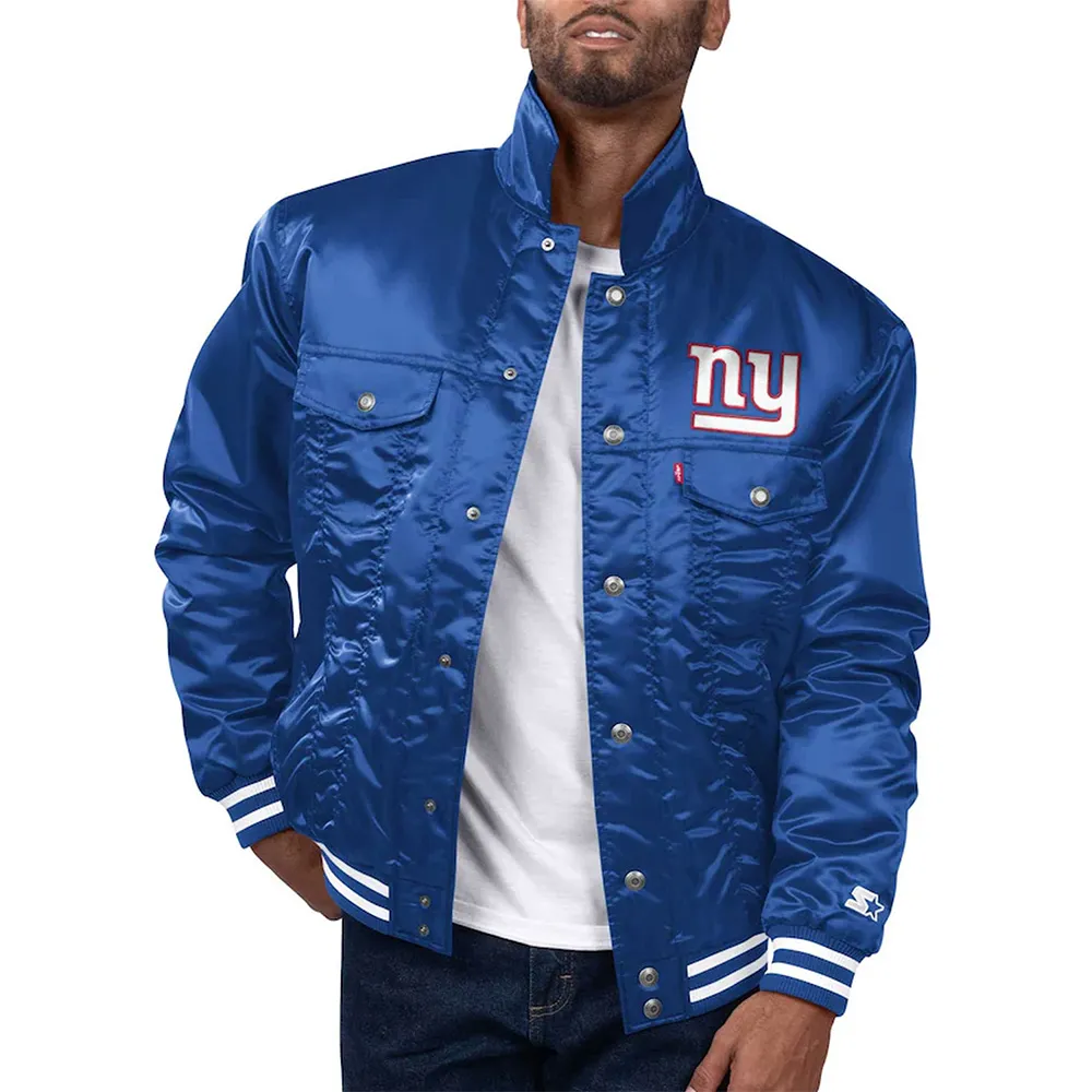 New York Giants Silver Tab Trucker Jacket webp
